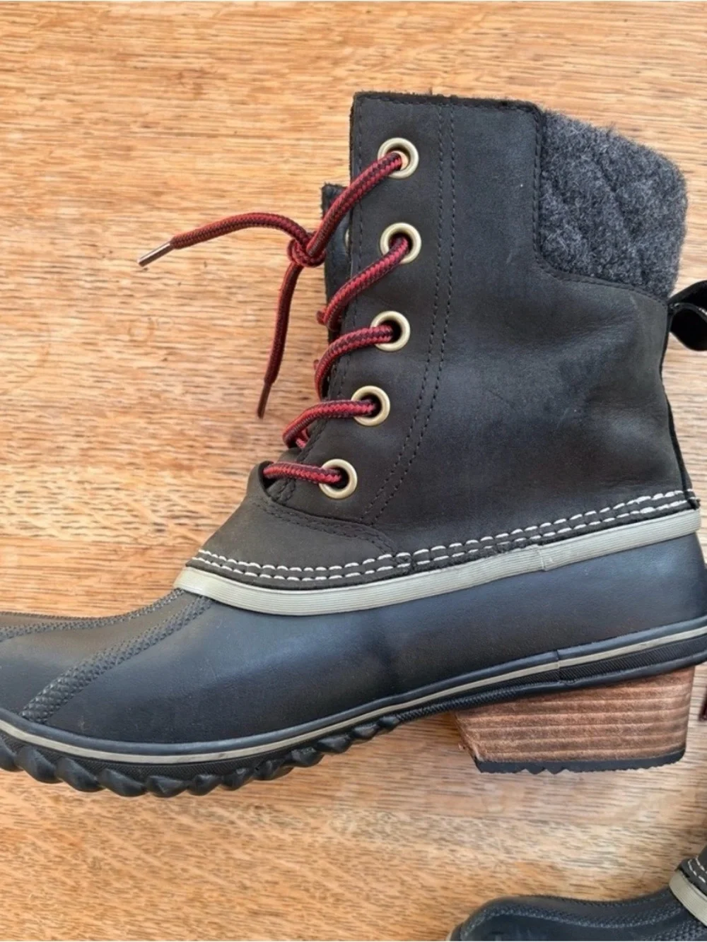 Sorel Women’s Slimpack II Lace Winter Waterproof Boot Size 7.5 Duck Style